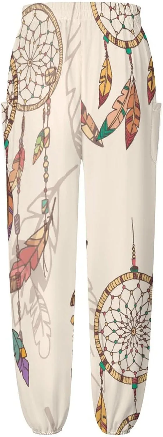Dream Catchers Yoga Bloomers Women Hippie Harem Pant Elephant Pants Elastic Gym Yoga Palazzo Loose Casual Slacks