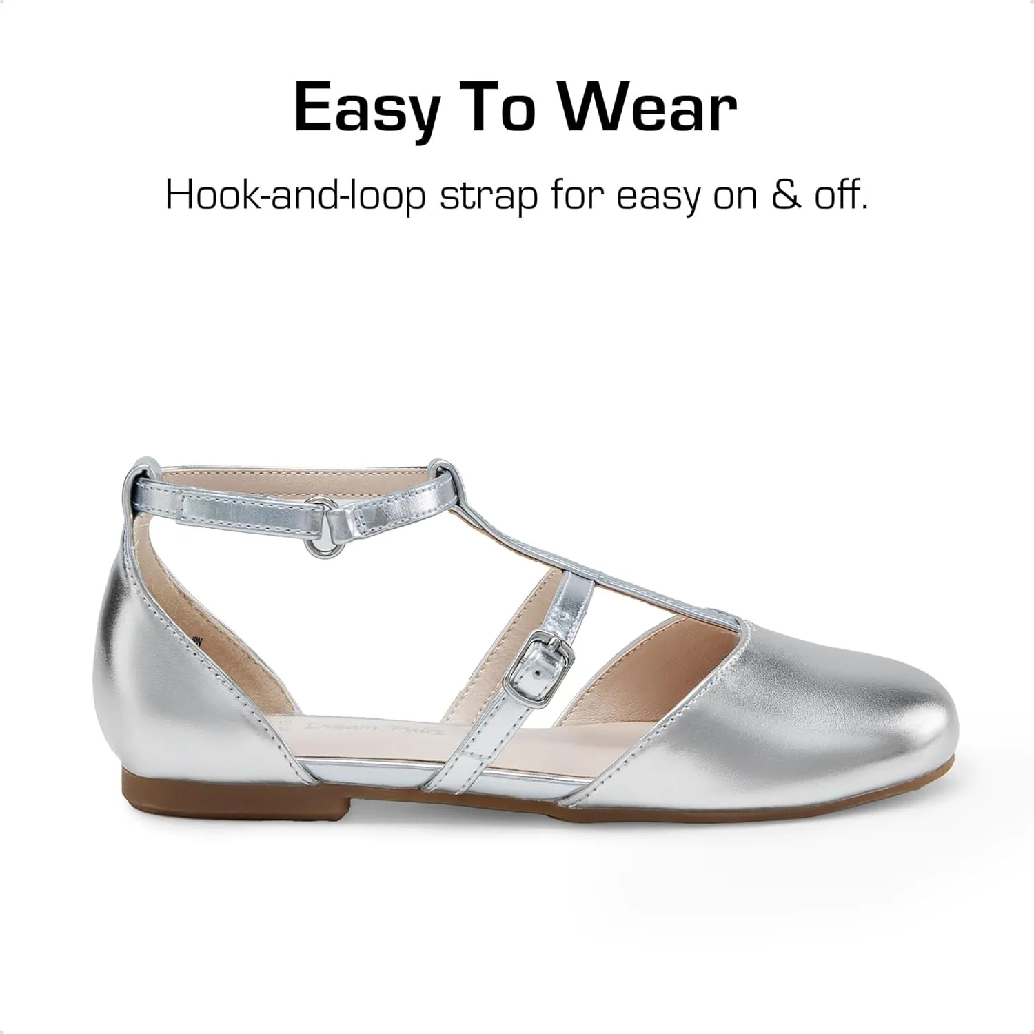 DREAM PAIRS Girls Dress Shoes Mary Jane Flats for Little Girls Party Shoes with T Strap