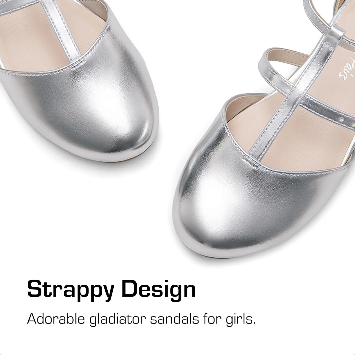 DREAM PAIRS Girls Dress Shoes Mary Jane Flats for Little Girls Party Shoes with T Strap