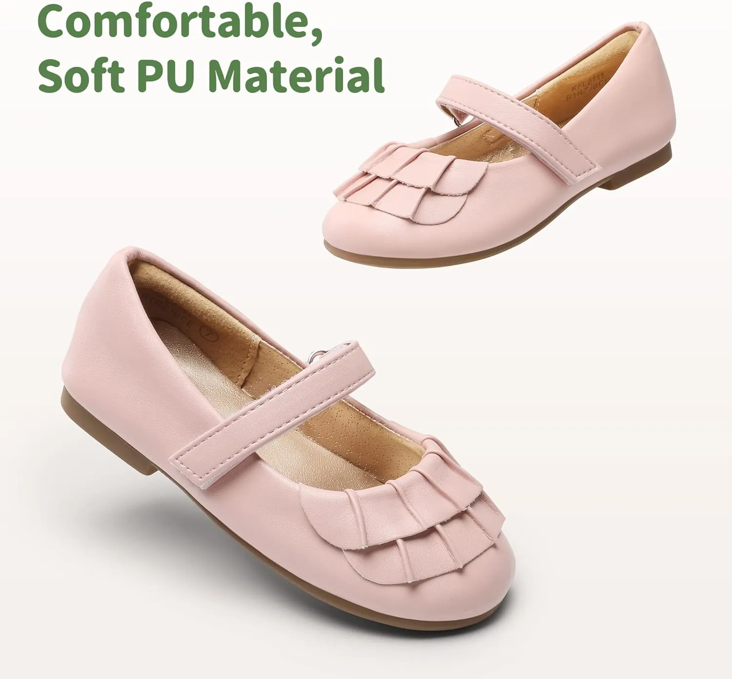 DREAM PAIRS Toddler Little Girls Mary Jane Ballet Flats Flower Girl Dress Shoes for Wedding Party School