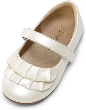 DREAM PAIRS Toddler Little Girls Mary Jane Ballet Flats Flower Girl Dress Shoes for Wedding Party School