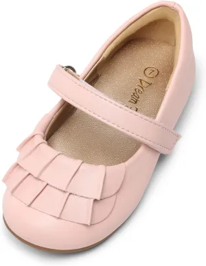 DREAM PAIRS Toddler Little Girls Mary Jane Ballet Flats Flower Girl Dress Shoes for Wedding Party School