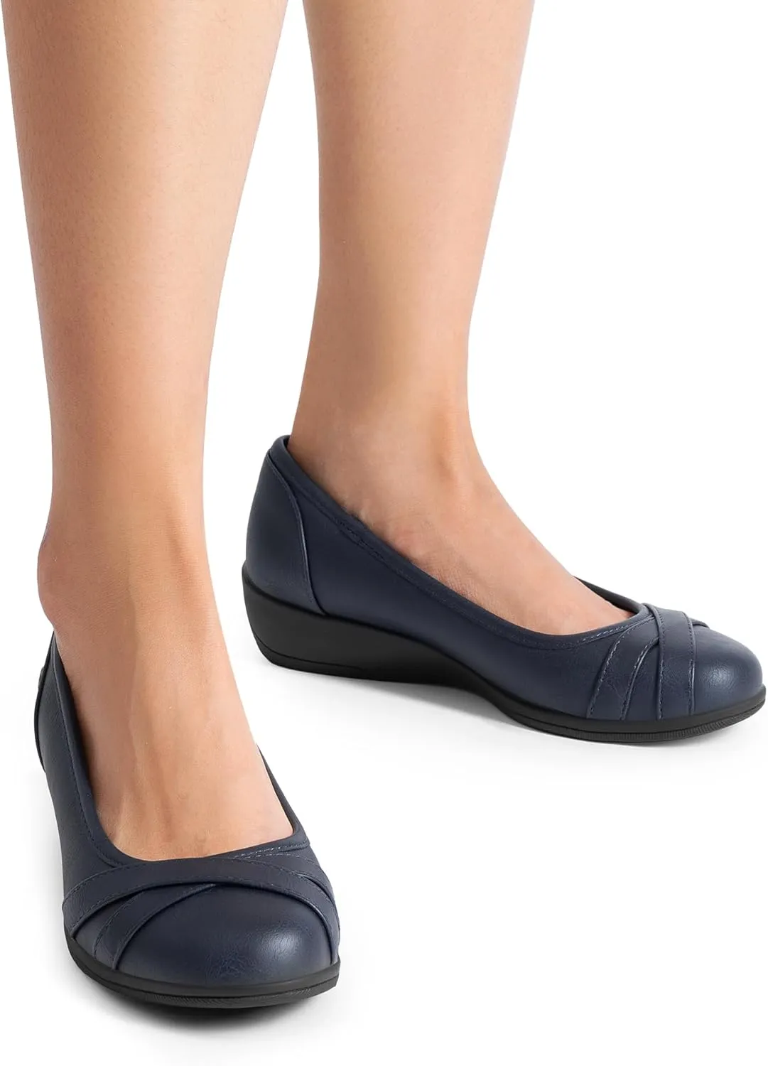 DREAM PAIRS Women's Ballet Flats Business Office Work Dress Shoes Comfortable Dressy Flats for Women