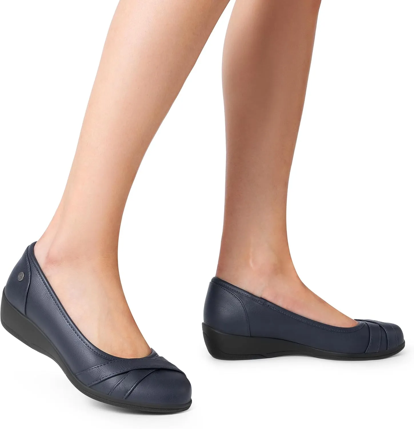 DREAM PAIRS Women's Ballet Flats Business Office Work Dress Shoes Comfortable Dressy Flats for Women