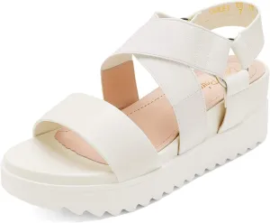 DREAM PAIRS Women’s Open Toe Ankle Strap Platform Wedge Sandals