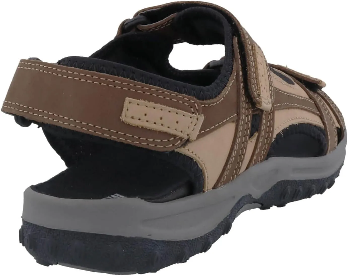 Drew Shoe Mens Warren Leather Open Toe Sport Sandals