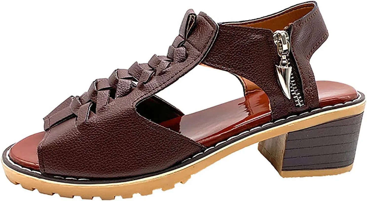 Eduavar Womens Wedge Sandals, Orthopedic Sandals for Women Sandals Open Toe Wedge Platform Sandal with Back Strap