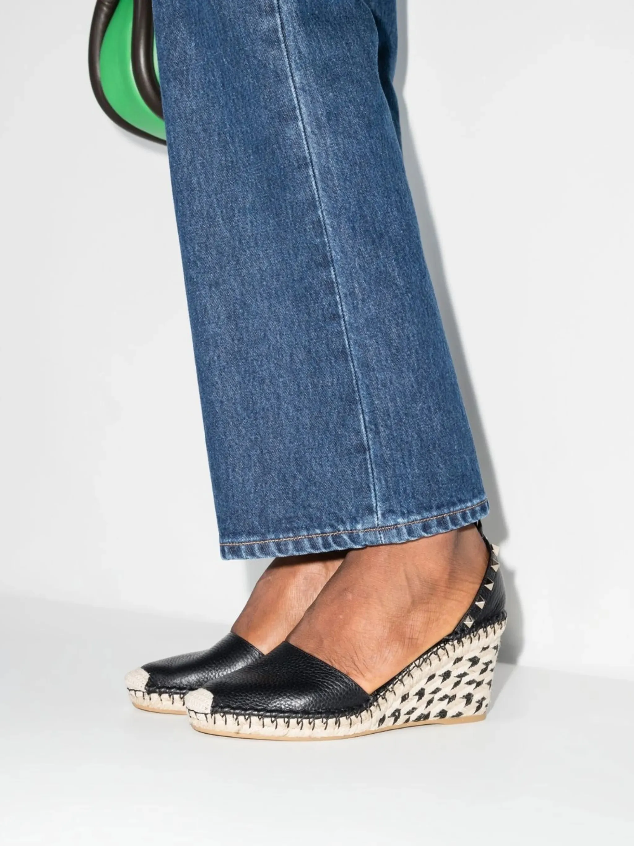 espadrilles Discounted rates wedge Rockstud Discounted
