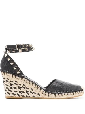 espadrilles Discounted rates wedge Rockstud Discounted