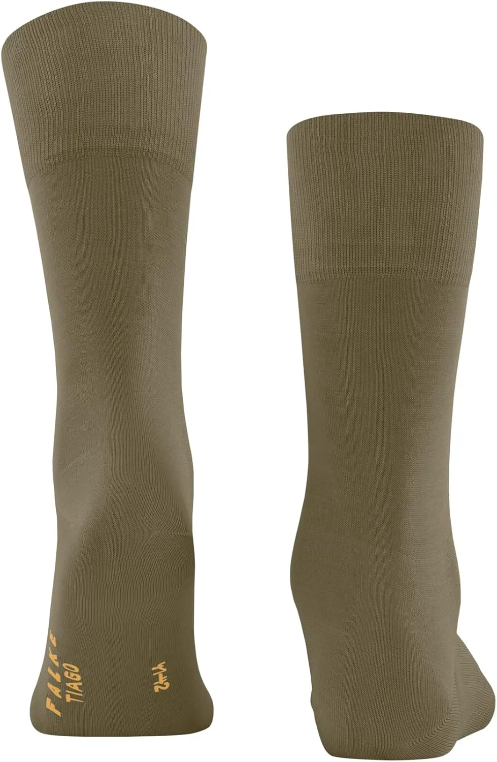 FALKE Men's Tiago Dress Socks, Sustainable Cotton, Crew, 1 Pair