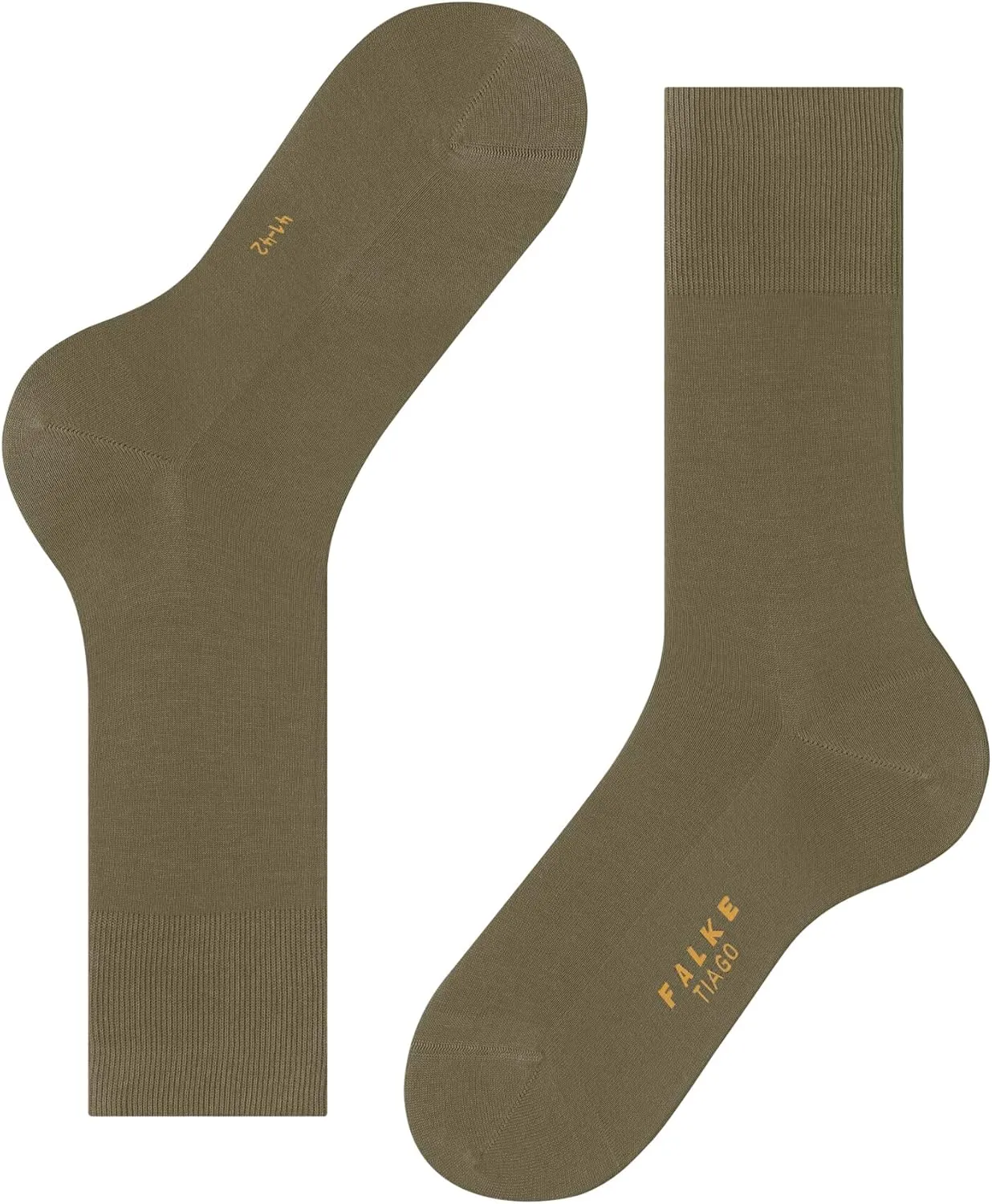 FALKE Men's Tiago Dress Socks, Sustainable Cotton, Crew, 1 Pair