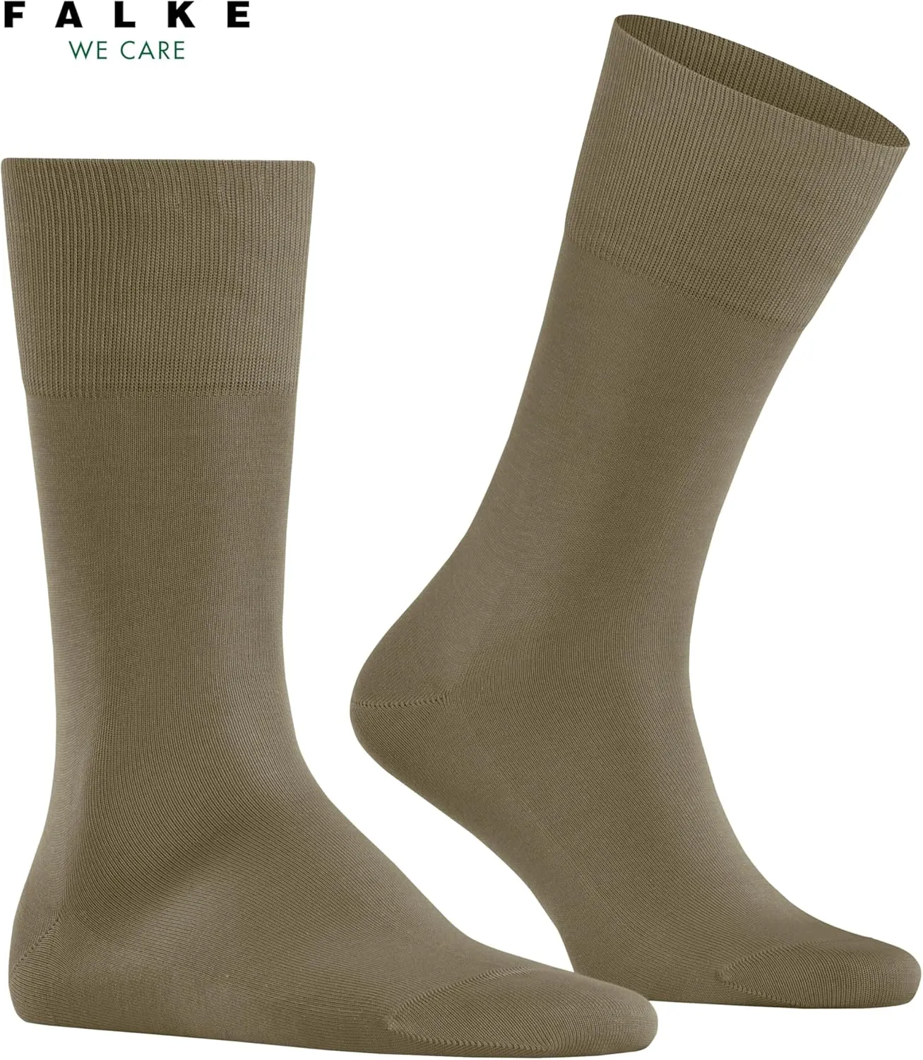 FALKE Men's Tiago Dress Socks, Sustainable Cotton, Crew, 1 Pair