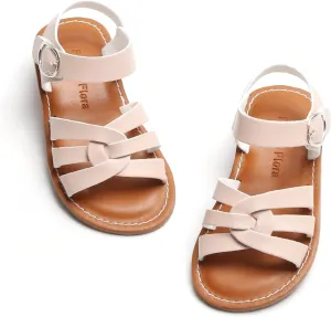 Felix & Flora Toddler Girl Sandals - Little Girl Easter Summer Dress Shoes Lightweight Open Toe Beach Holiday.