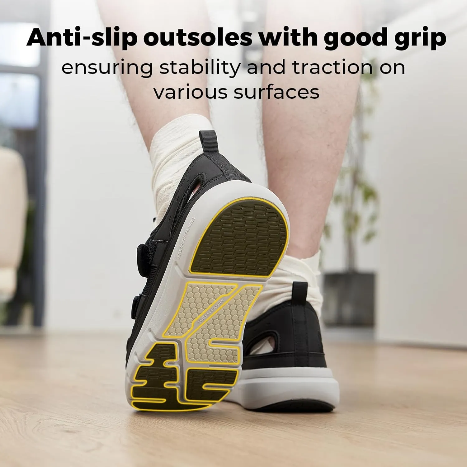 FitVille Diabetic Sandals for Men Extra Wide Width with Arch Support Plantar Fasciitis Sandals for Men with Fully Adjustable Straps Comfortable Mens Extra Wide Sandals Lightweight