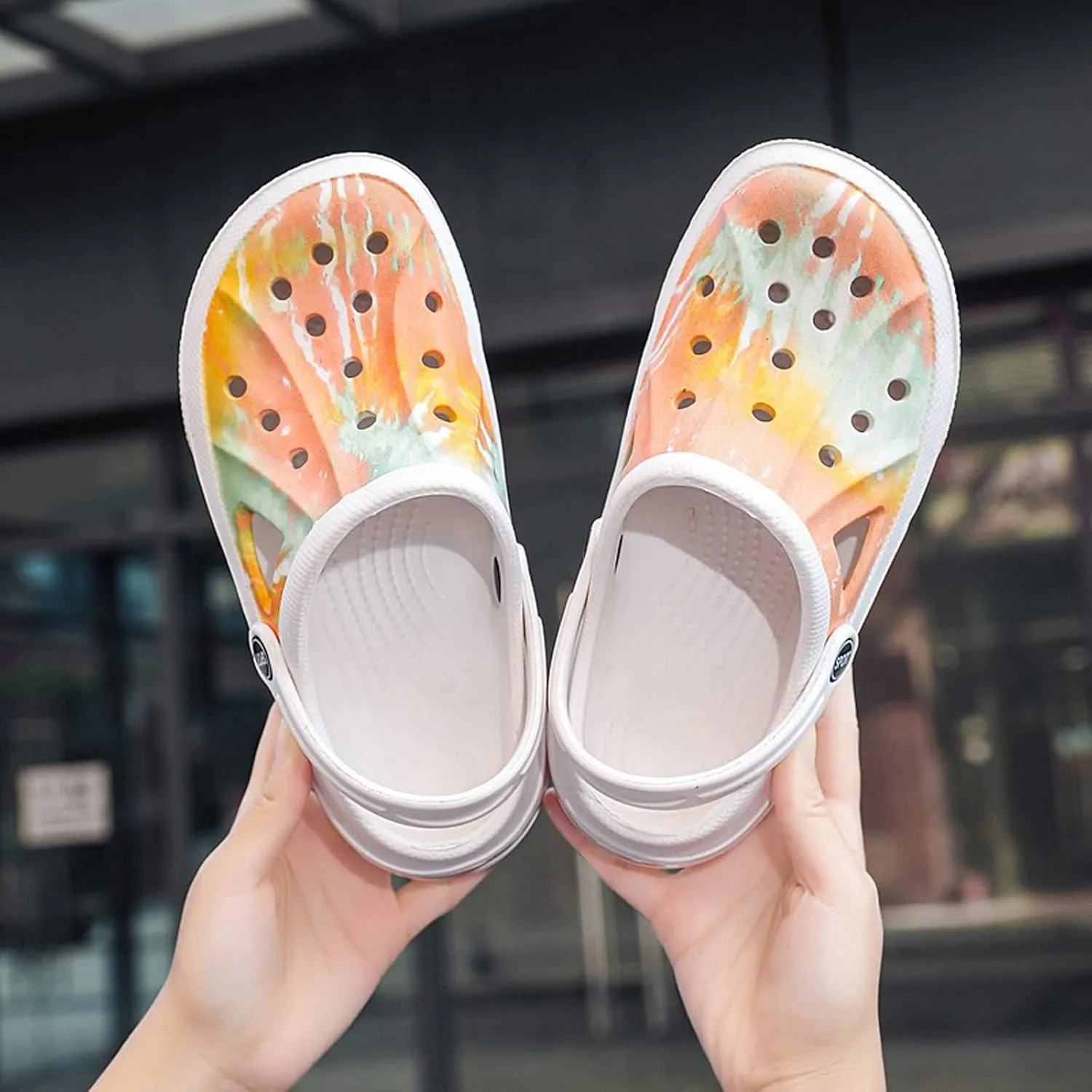 FLIOZY Mens Womens Garden Clogs Summer Garden Shoes Lightweight Beach Slippers Pool Water Sandals Indoor Outdoor Non Slip Clogs Sandals