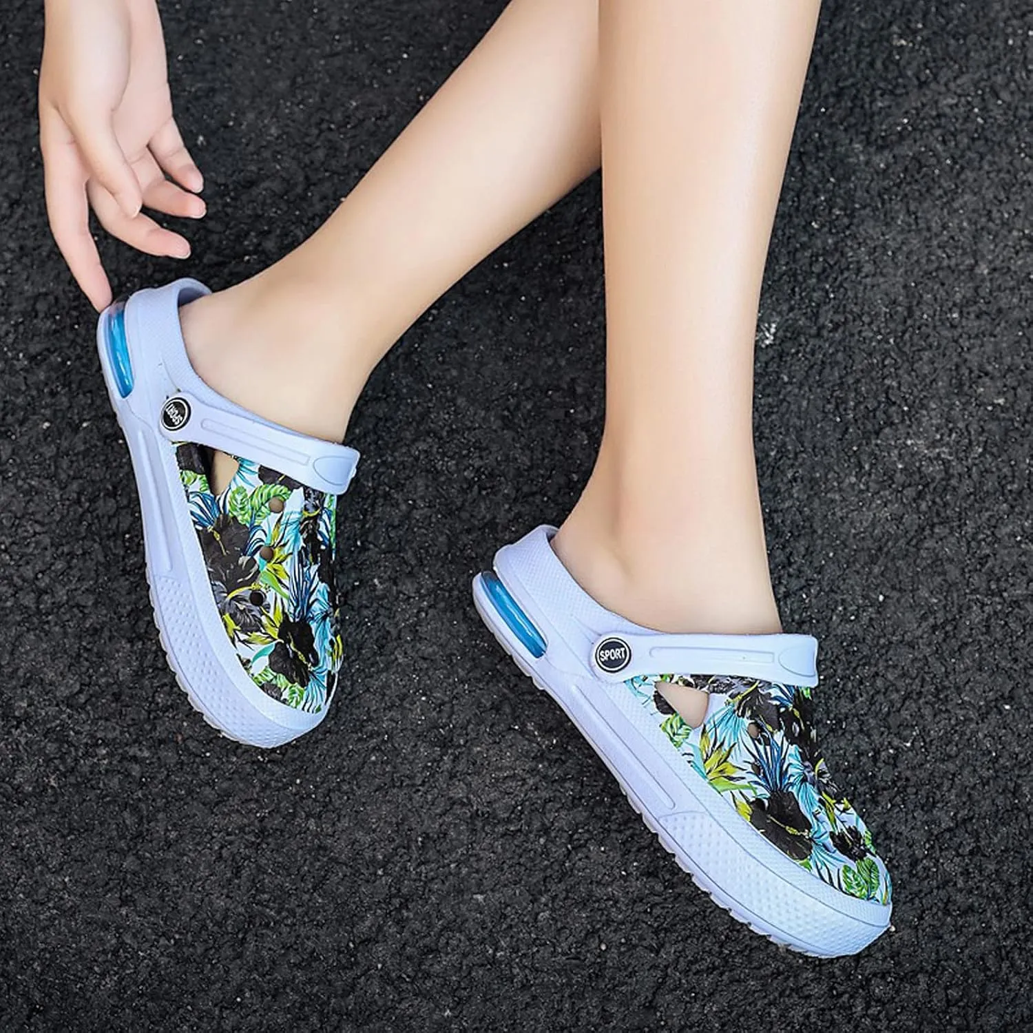 FLIOZY Mens Womens Garden Clogs Summer Garden Shoes Lightweight Beach Slippers Pool Water Sandals Indoor Outdoor Non Slip Clogs Sandals
