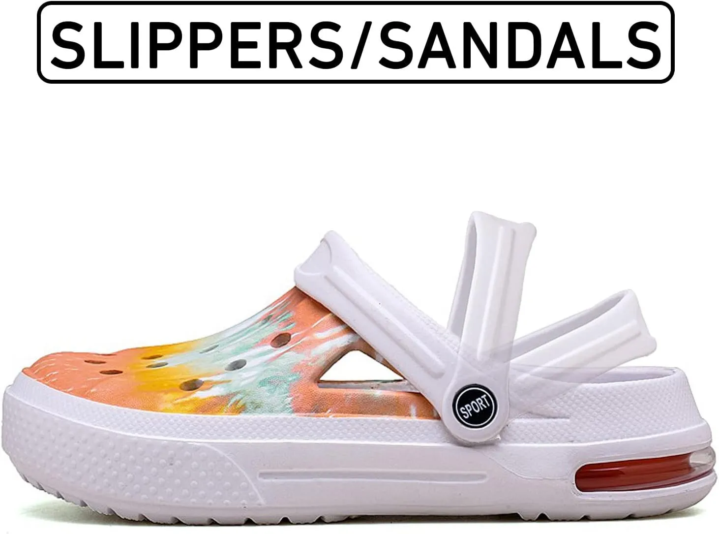 FLIOZY Mens Womens Garden Clogs Summer Garden Shoes Lightweight Beach Slippers Pool Water Sandals Indoor Outdoor Non Slip Clogs Sandals