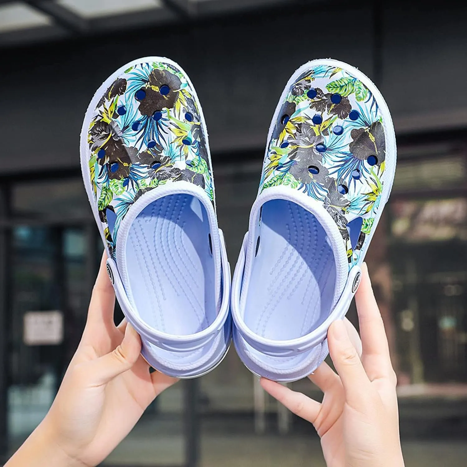 FLIOZY Mens Womens Garden Clogs Summer Garden Shoes Lightweight Beach Slippers Pool Water Sandals Indoor Outdoor Non Slip Clogs Sandals