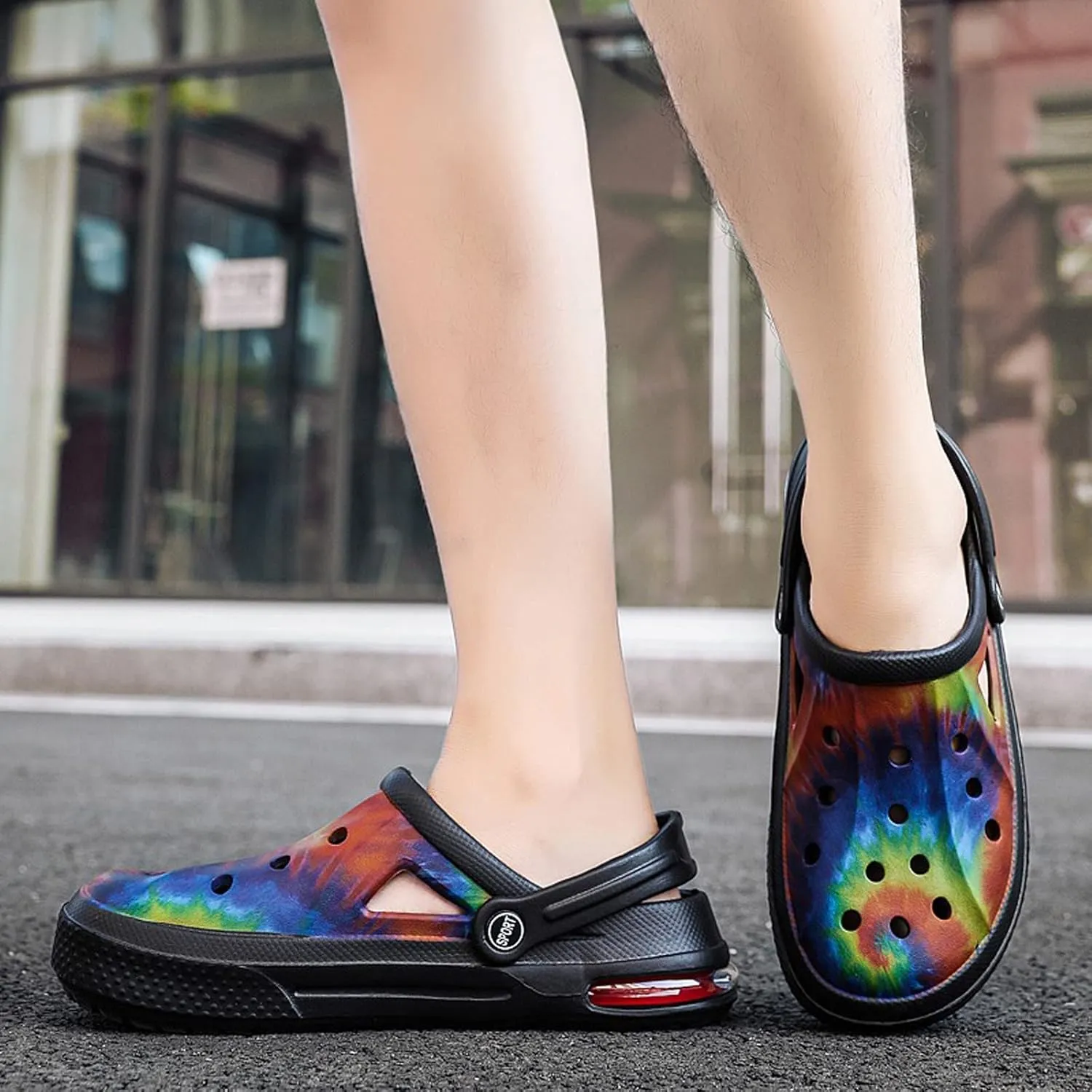 FLIOZY Mens Womens Garden Clogs Summer Garden Shoes Lightweight Beach Slippers Pool Water Sandals Indoor Outdoor Non Slip Clogs Sandals