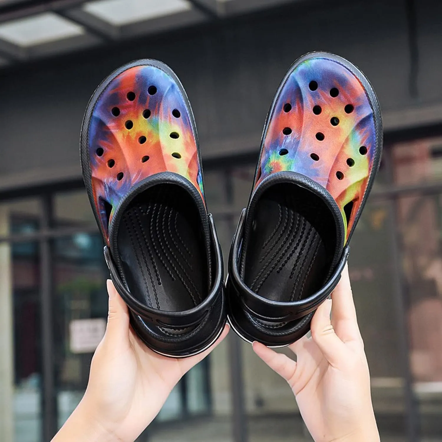 FLIOZY Mens Womens Garden Clogs Summer Garden Shoes Lightweight Beach Slippers Pool Water Sandals Indoor Outdoor Non Slip Clogs Sandals