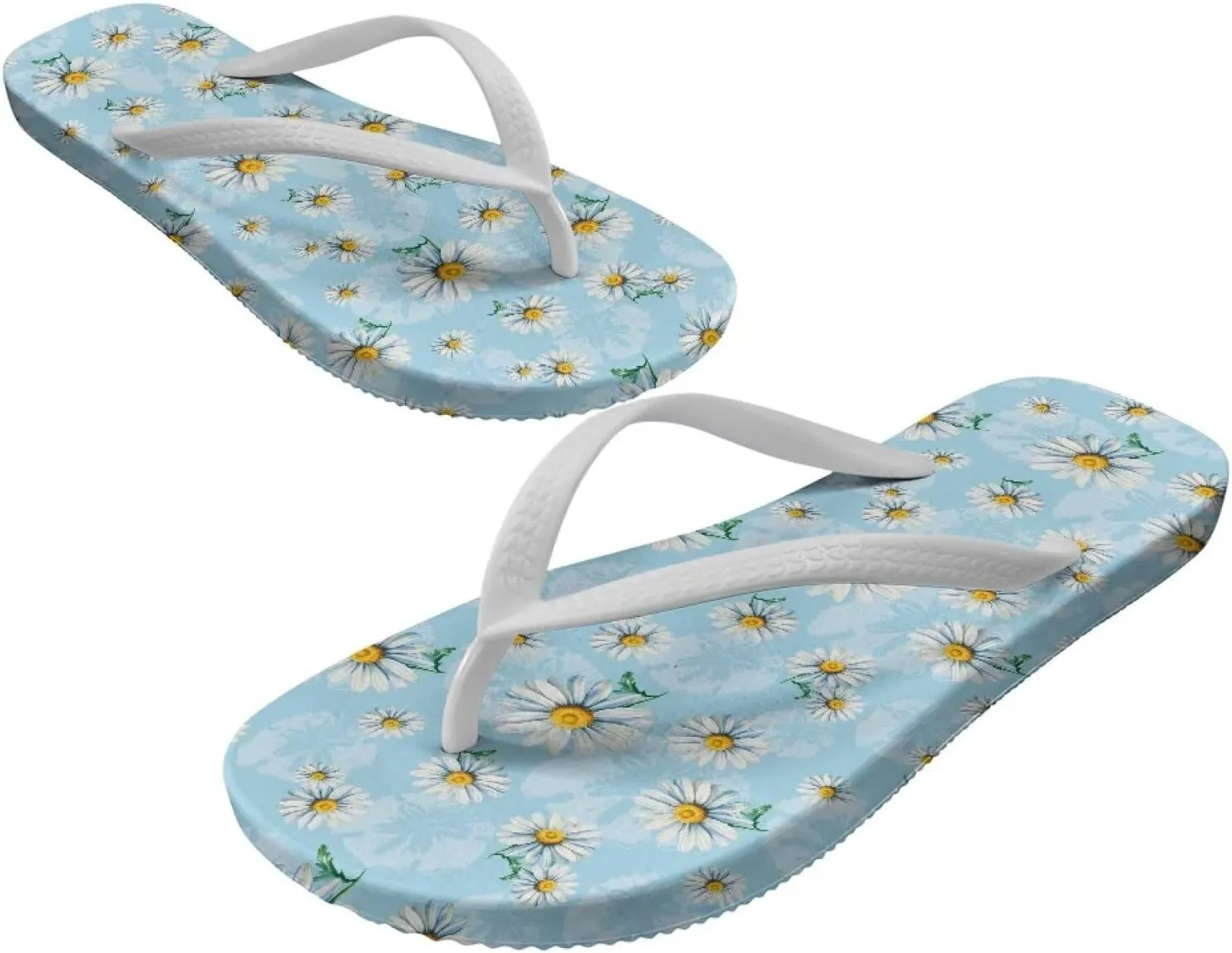 Flip Flops For Women Non-Slip Bathroom Shower Shoes Fashion Cushion EVA Indoor and Outdoor Sandals Size US 5.5-9.5