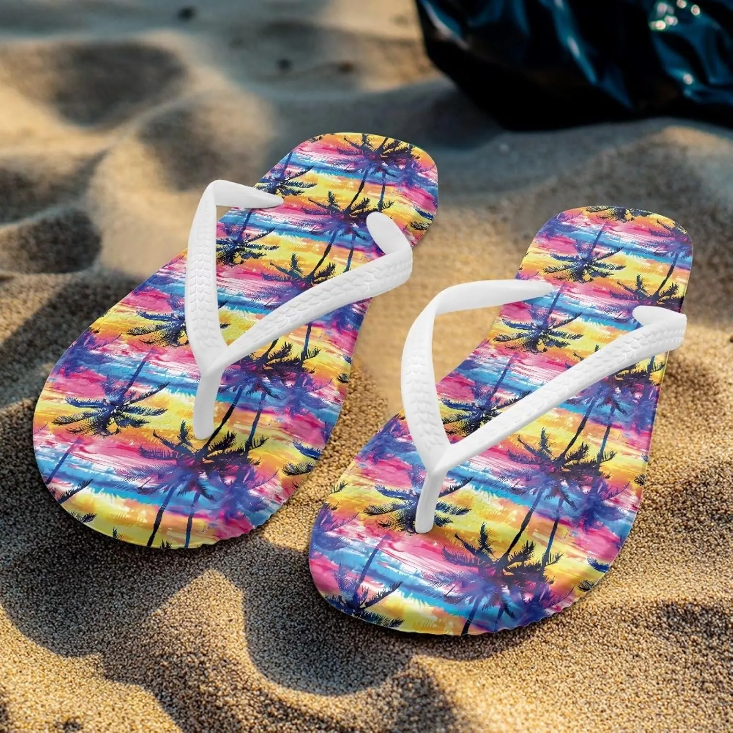 Flip Flops For Women Non-Slip Bathroom Shower Shoes Fashion Cushion EVA Indoor and Outdoor Sandals Size US 5.5-9.5
