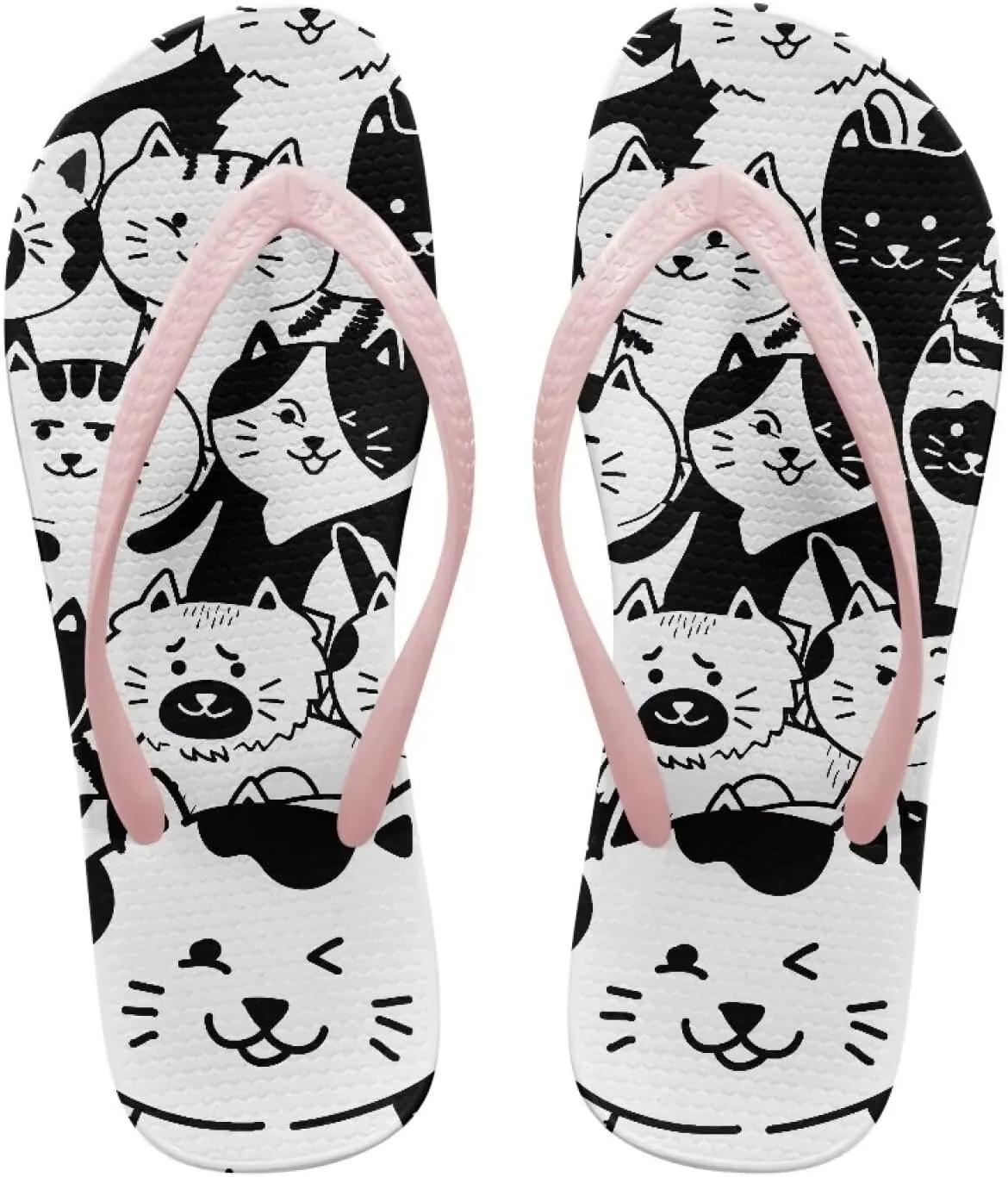 Flip Flops For Women Non-Slip Bathroom Shower Shoes Fashion Cushion EVA Indoor and Outdoor Sandals Size US 5.5-9.5