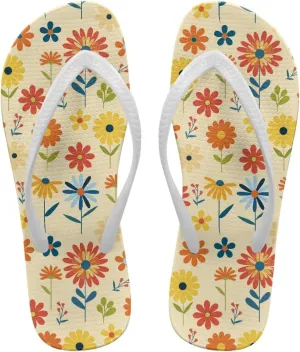 Flip Flops For Women Non-Slip Bathroom Shower Shoes Fashion Cushion EVA Indoor and Outdoor Sandals Size US 5.5-9.5