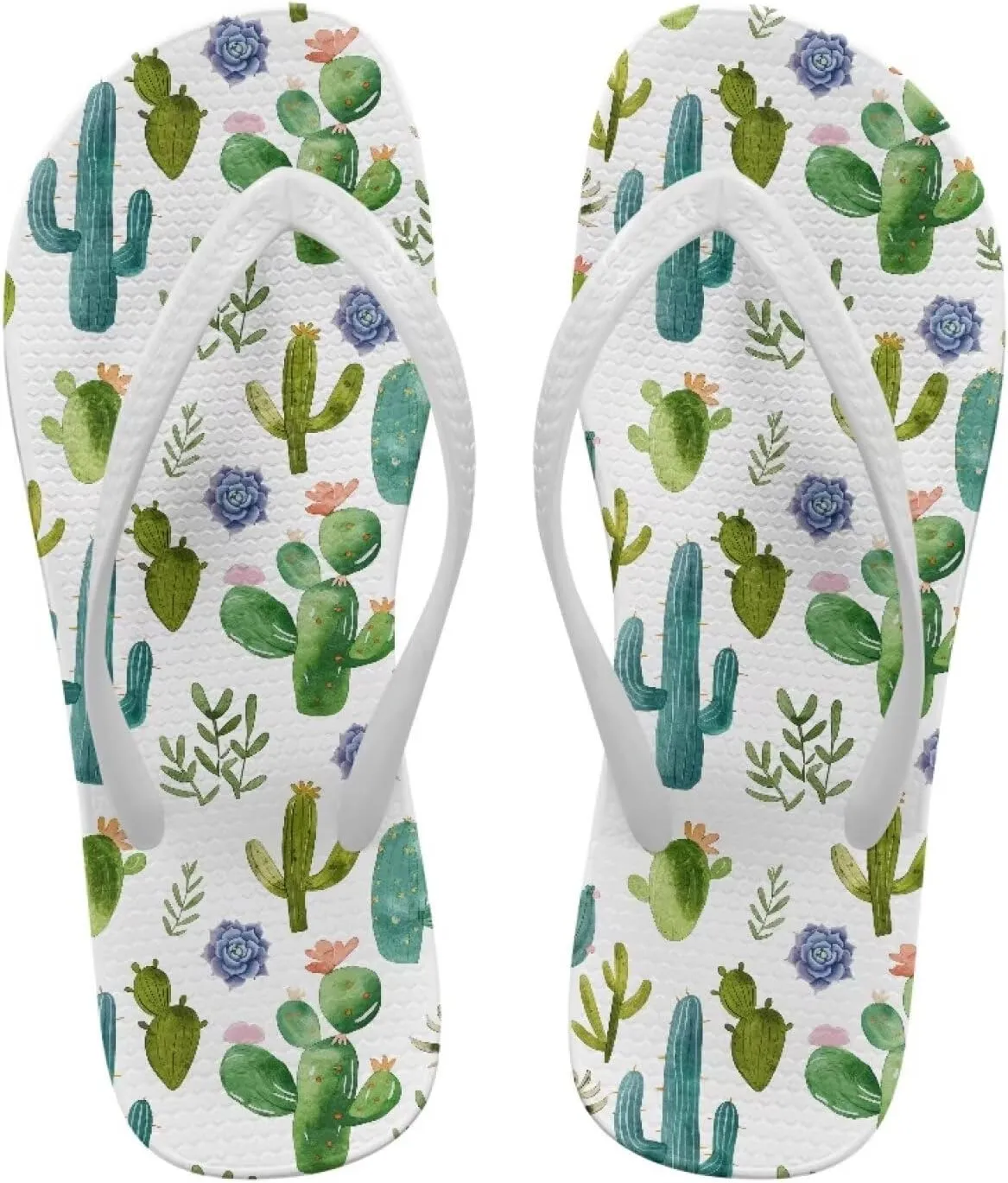 Flip Flops For Women Non-Slip Bathroom Shower Shoes Fashion Cushion EVA Indoor and Outdoor Sandals Size US 5.5-9.5