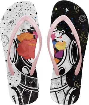 Flip Flops For Women Non-Slip Bathroom Shower Shoes Fashion Cushion EVA Indoor and Outdoor Sandals Size US 5.5-9.5