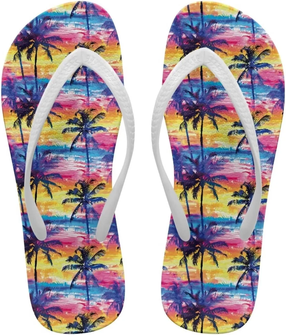 Flip Flops For Women Non-Slip Bathroom Shower Shoes Fashion Cushion EVA Indoor and Outdoor Sandals Size US 5.5-9.5