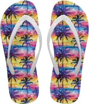 Flip Flops For Women Non-Slip Bathroom Shower Shoes Fashion Cushion EVA Indoor and Outdoor Sandals Size US 5.5-9.5