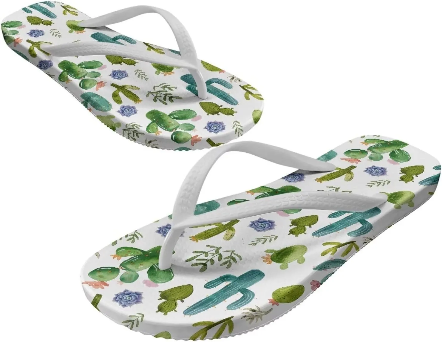 Flip Flops For Women Non-Slip Bathroom Shower Shoes Fashion Cushion EVA Indoor and Outdoor Sandals Size US 5.5-9.5