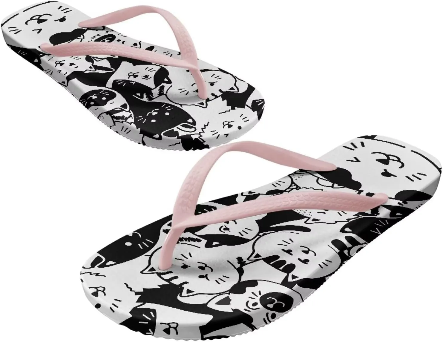 Flip Flops For Women Non-Slip Bathroom Shower Shoes Fashion Cushion EVA Indoor and Outdoor Sandals Size US 5.5-9.5