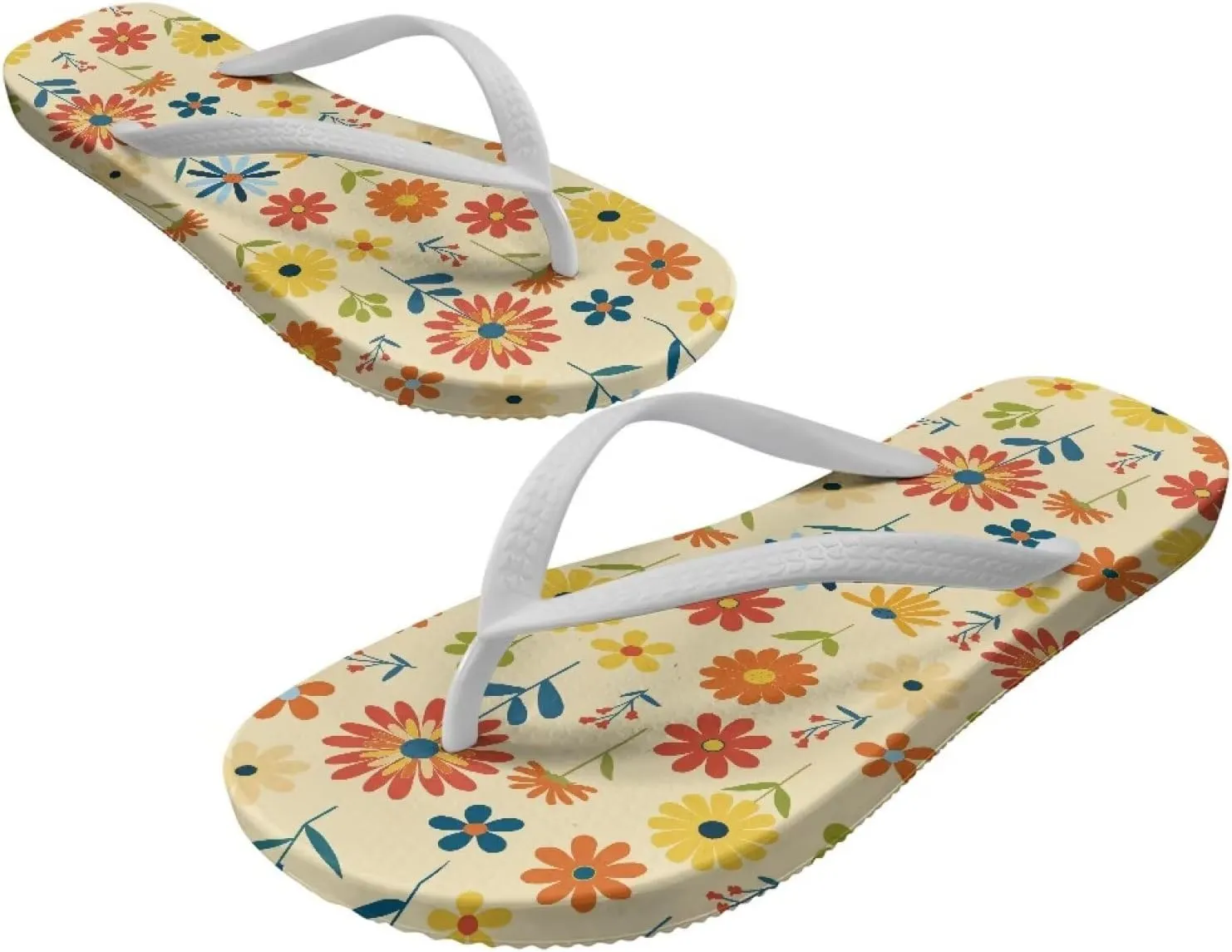 Flip Flops For Women Non-Slip Bathroom Shower Shoes Fashion Cushion EVA Indoor and Outdoor Sandals Size US 5.5-9.5