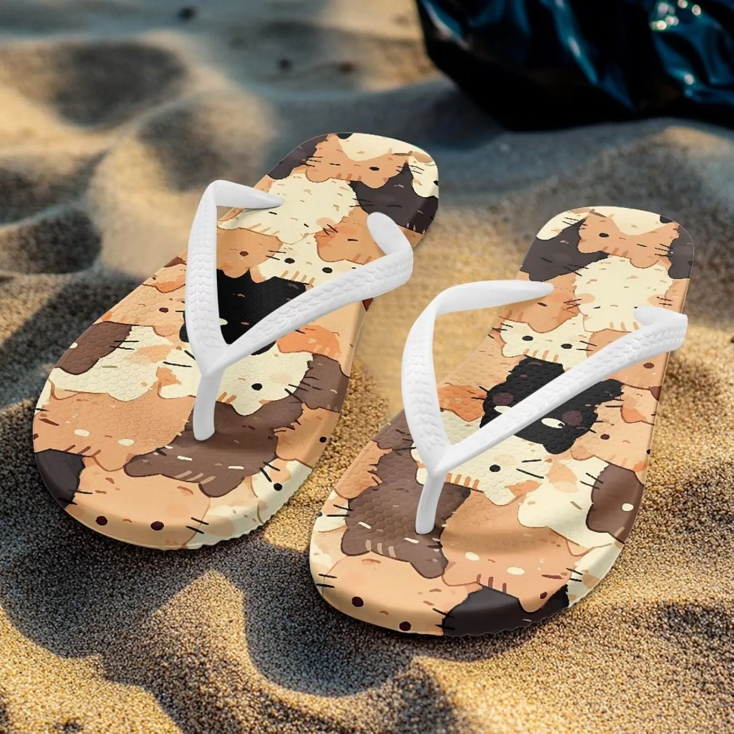 Flip Flops For Women Non-Slip Bathroom Shower Shoes Fashion Cushion EVA Indoor and Outdoor Sandals Size US 5.5-9.5