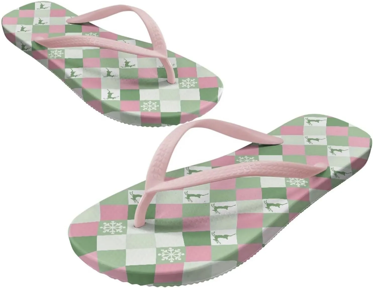 Flip Flops For Women Non-Slip Bathroom Shower Shoes Fashion Cushion EVA Indoor and Outdoor Sandals Size US 5.5-9.5