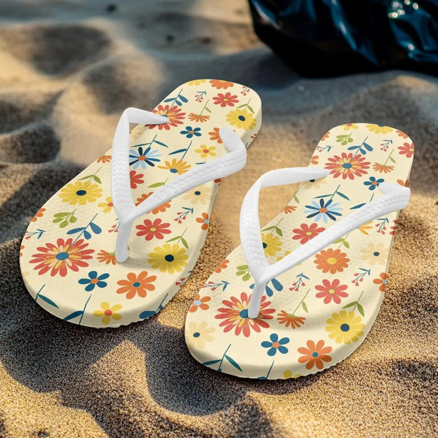 Flip Flops For Women Non-Slip Bathroom Shower Shoes Fashion Cushion EVA Indoor and Outdoor Sandals Size US 5.5-9.5