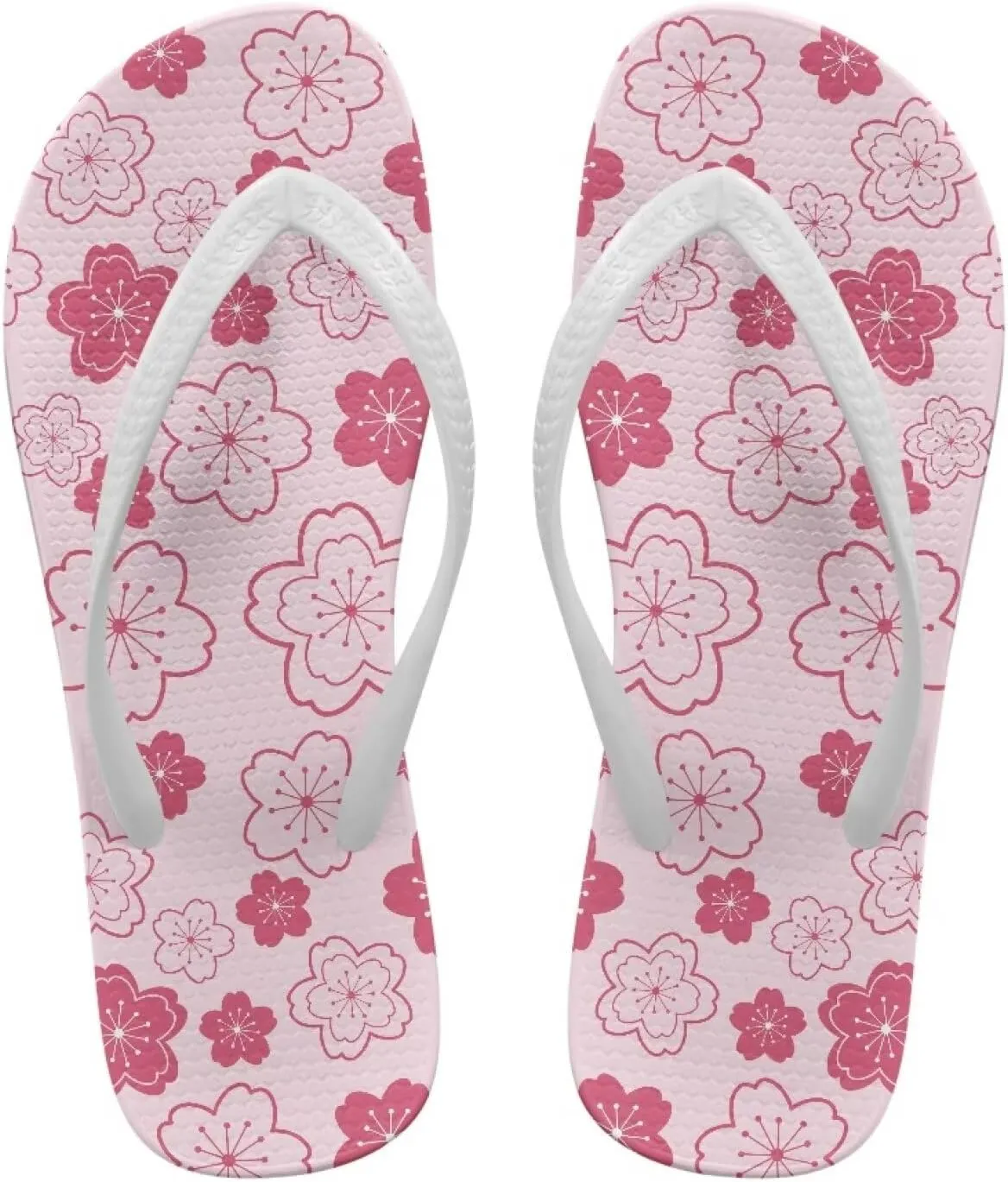 Flip Flops For Women Non-Slip Bathroom Shower Shoes Fashion Cushion EVA Indoor and Outdoor Sandals Size US 5.5-9.5