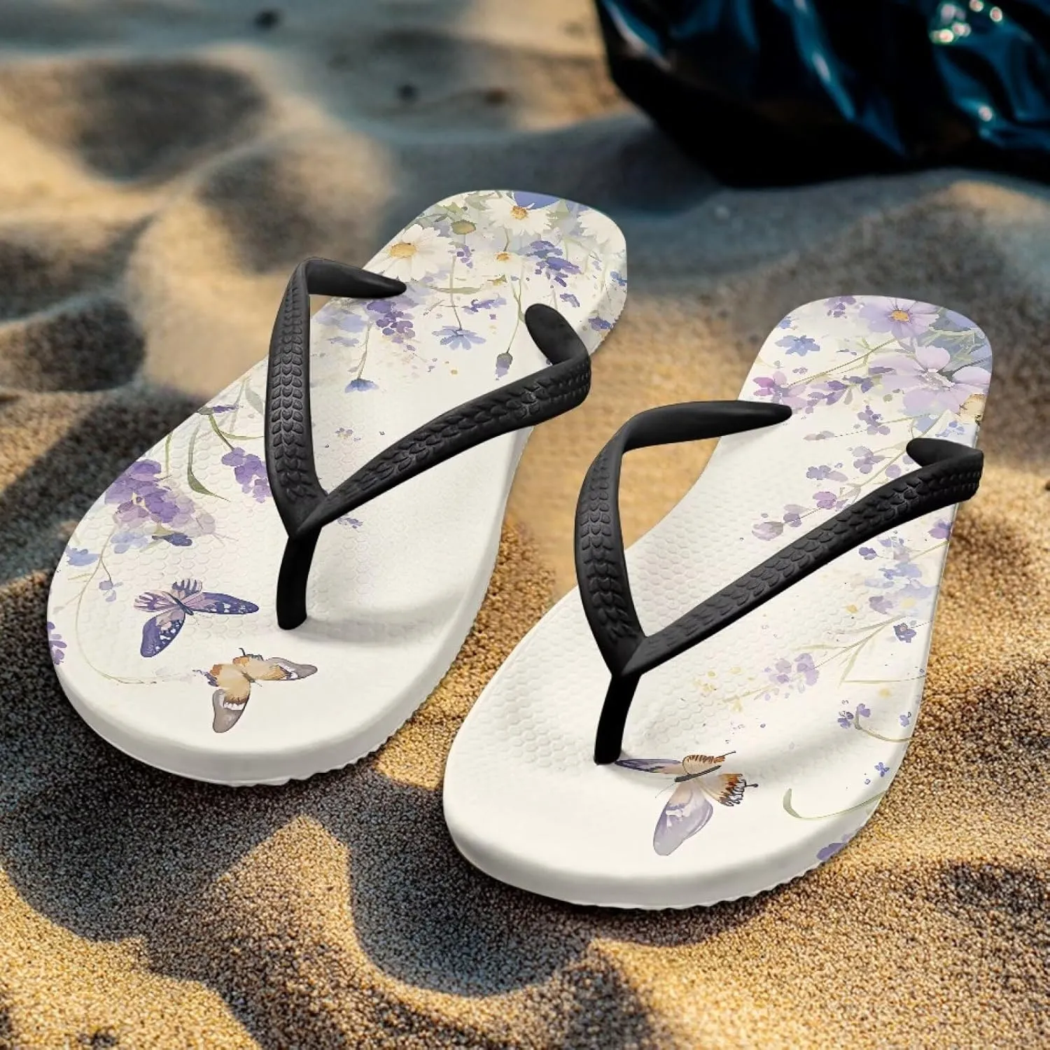 Flip Flops For Women Sandals Non-Slip Bathroom Shower Shoes Fashion Cushion EVA Indoor and Outdoor Sandals Size US 5.5-9.5