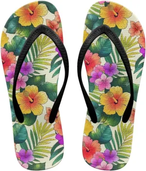 Flip Flops For Women Sandals Non-Slip Bathroom Shower Shoes Fashion Cushion EVA Indoor and Outdoor Sandals Size US 5.5-9.5