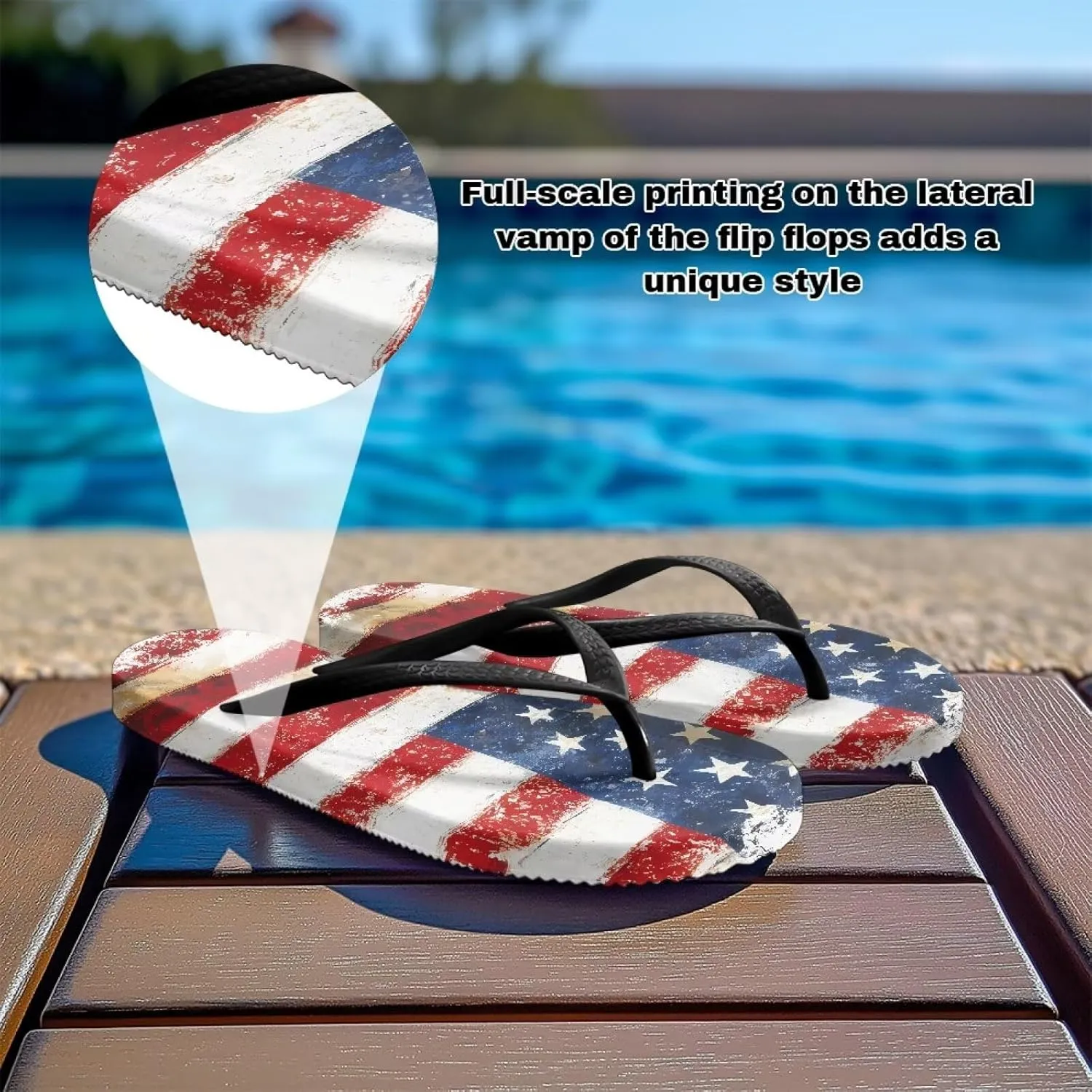 Flip Flops For Women Sandals Non-Slip Bathroom Shower Shoes Fashion Cushion EVA Indoor and Outdoor Sandals Size US 5.5-9.5