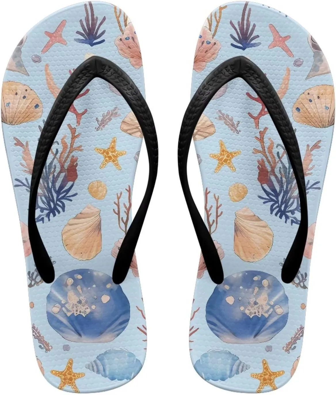 Flip Flops For Women Sandals Non-Slip Bathroom Shower Shoes Fashion Cushion Indoor and Outdoor Sandals SizeUS 5-9