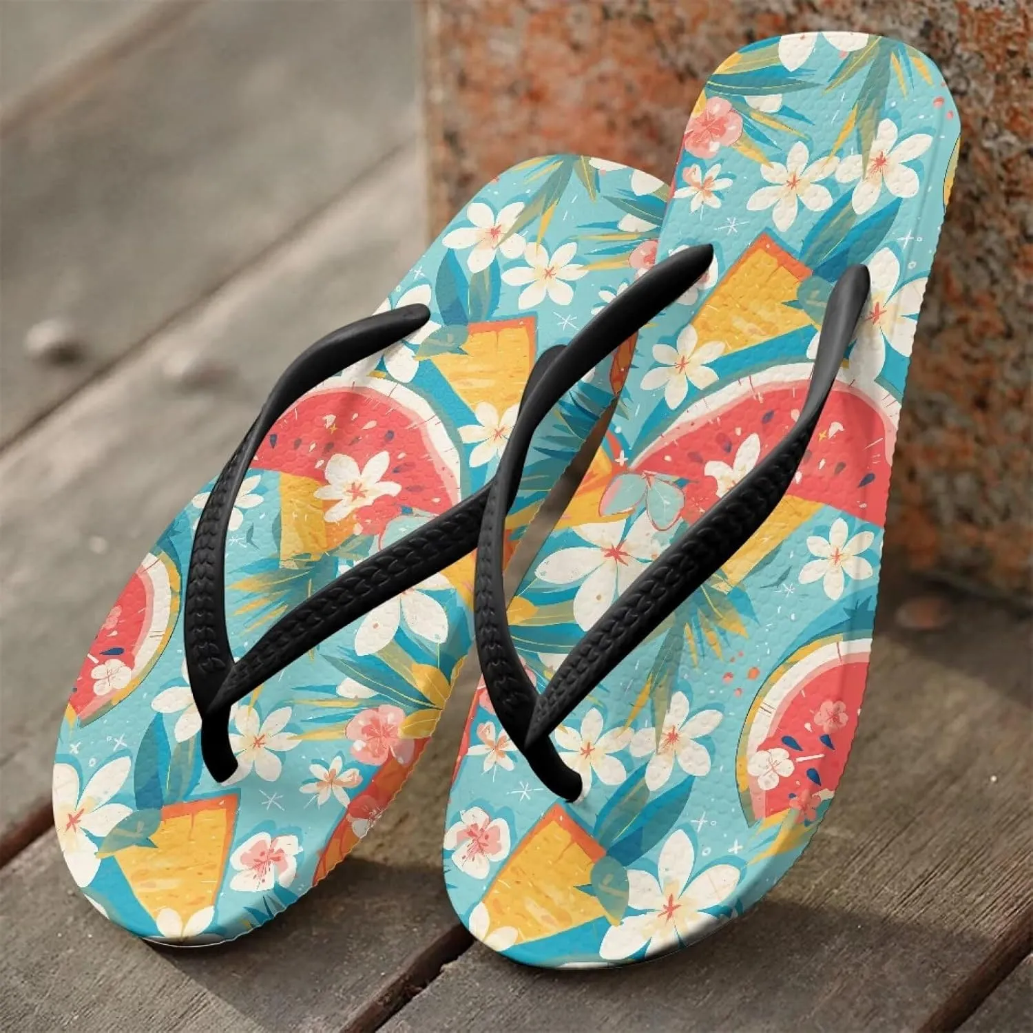 Flip Flops For Women Sandals Non-Slip Bathroom Shower Shoes Fashion Cushion Indoor and Outdoor Sandals SizeUS 5-9