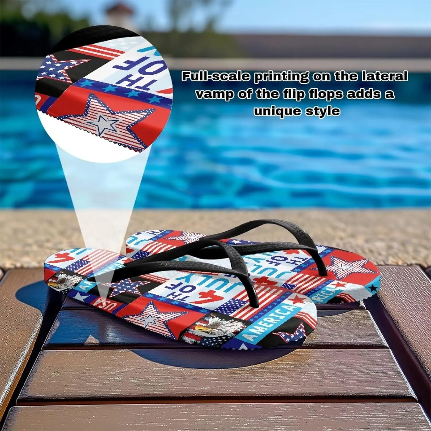 Flip Flops For Women Sandals Non-Slip Bathroom Shower Shoes Fashion Cushion Indoor and Outdoor Sandals SizeUS 5-9