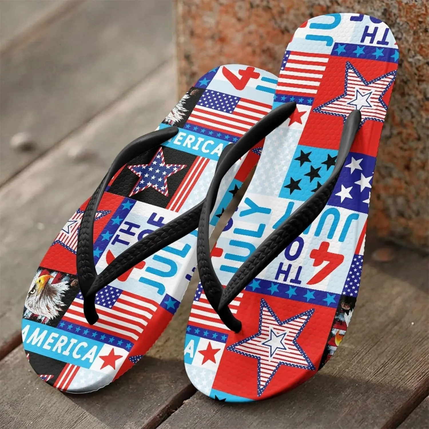 Flip Flops For Women Sandals Non-Slip Bathroom Shower Shoes Fashion Cushion Indoor and Outdoor Sandals SizeUS 5-9