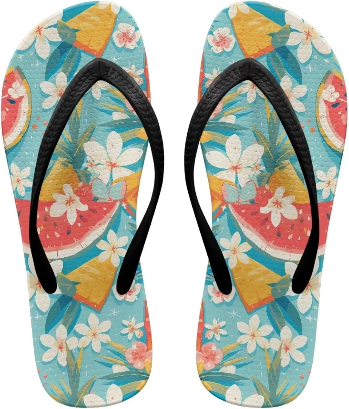 Flip Flops For Women Sandals Non-Slip Bathroom Shower Shoes Fashion Cushion Indoor and Outdoor Sandals SizeUS 5-9