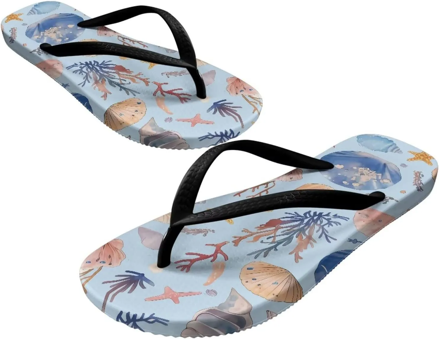 Flip Flops For Women Sandals Non-Slip Bathroom Shower Shoes Fashion Cushion Indoor and Outdoor Sandals SizeUS 5-9