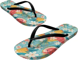 Flip Flops For Women Sandals Non-Slip Bathroom Shower Shoes Fashion Cushion Indoor and Outdoor Sandals SizeUS 5-9