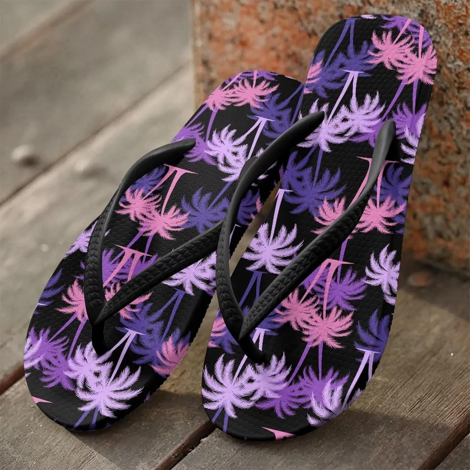 Flip Flops For Women Sandals Non-Slip Bathroom Shower Shoes Fashion Cushion Indoor and Outdoor Sandals SizeUS 5-9